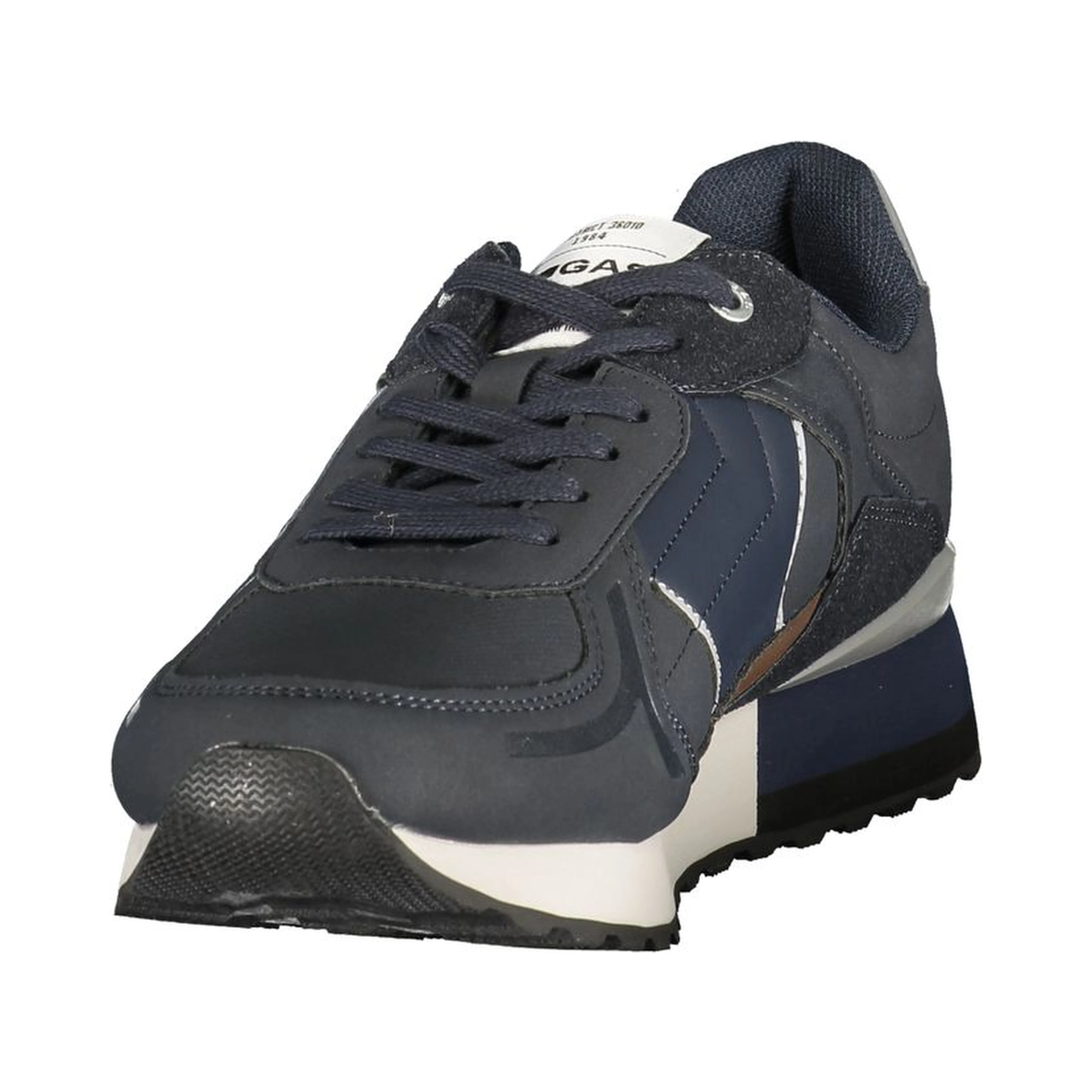 Blue Polyurethane Men's Sneaker