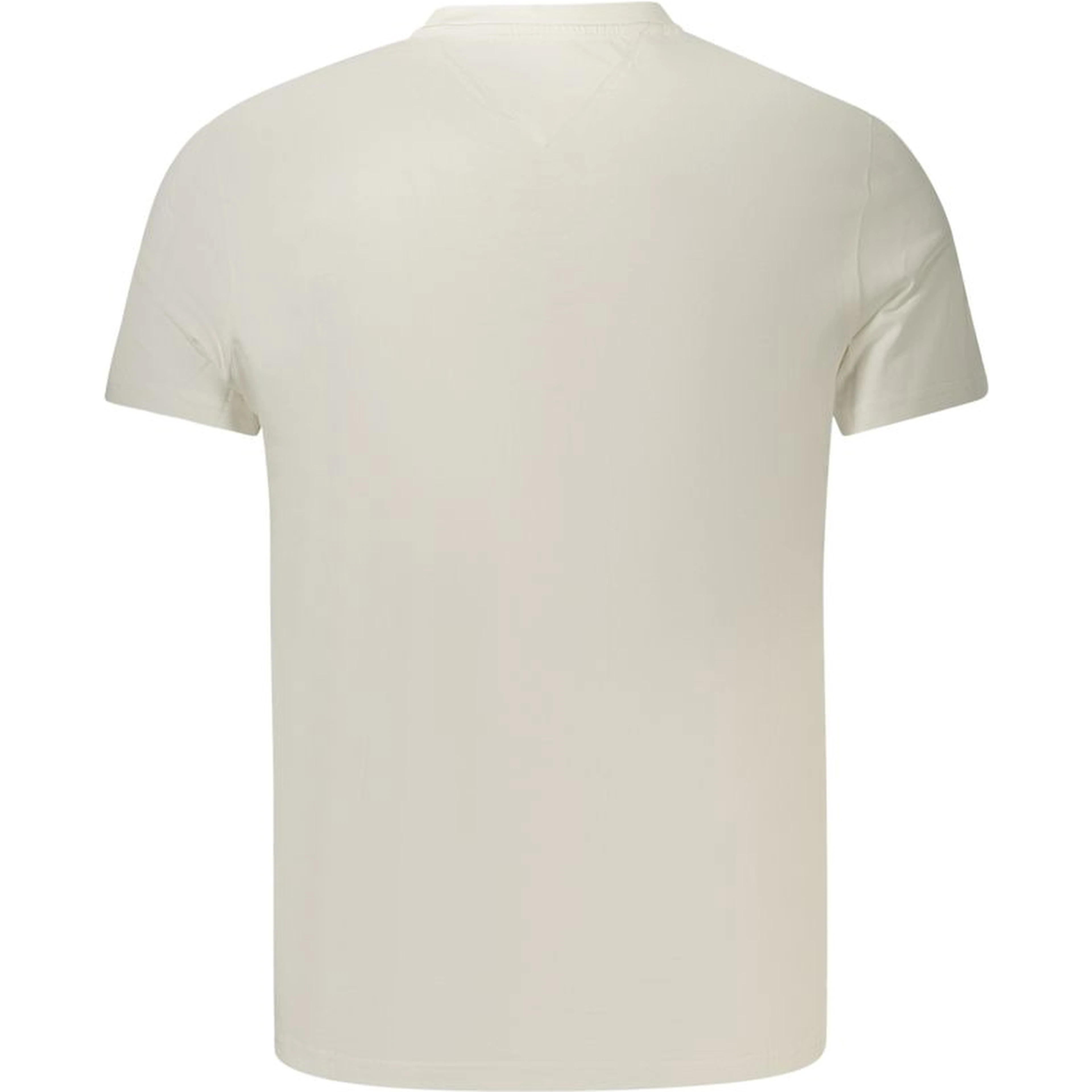 White Cotton Mens T-Shirt