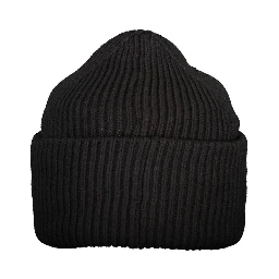 Black Wool Men's Cap