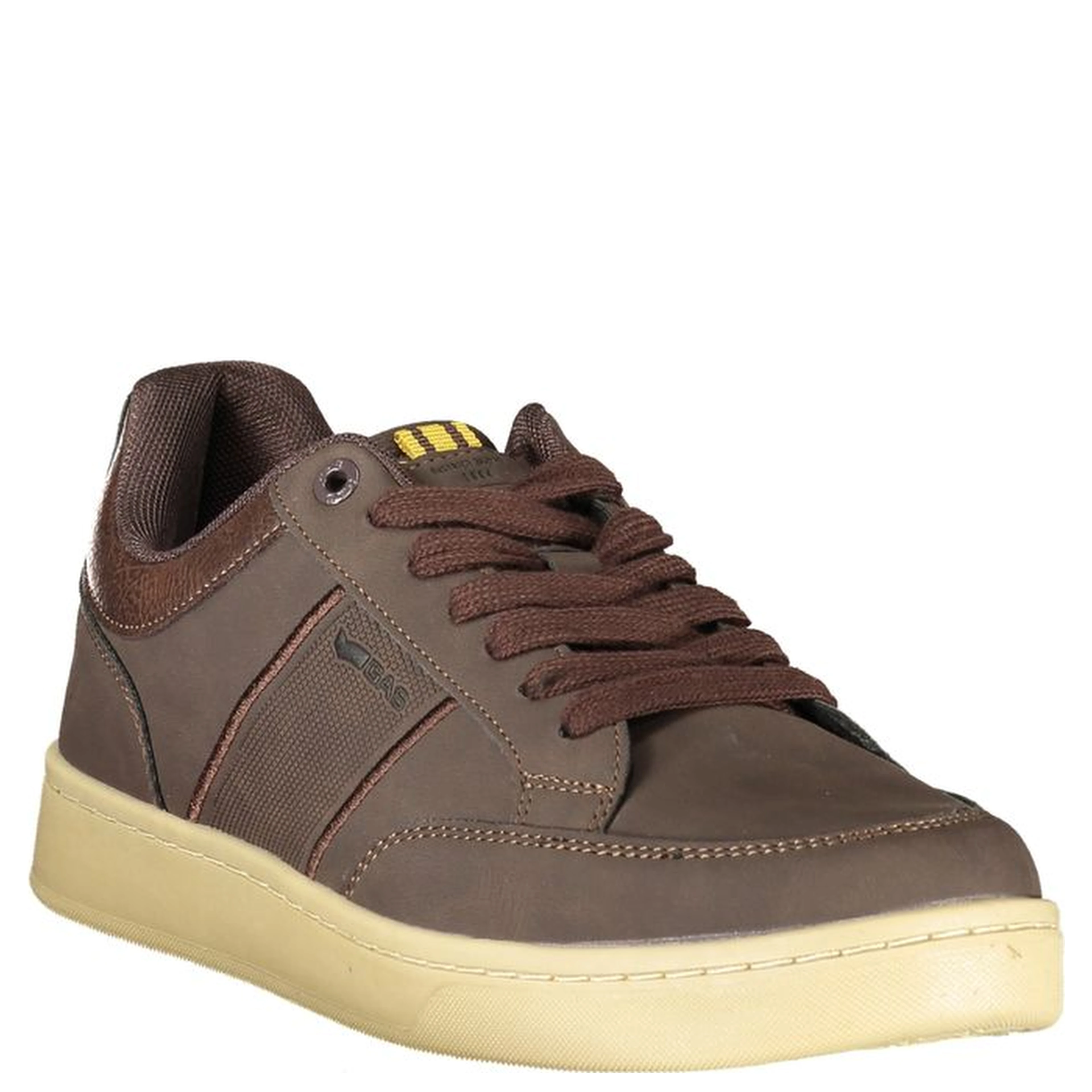 Brown Polyurethane Men's Sneaker