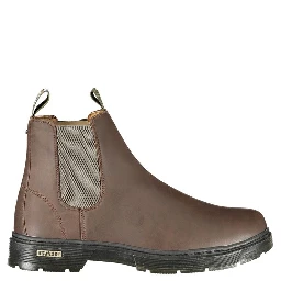Brown Polyurethane Men's Boot