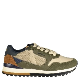 Beige Polyurethane Men Sneaker