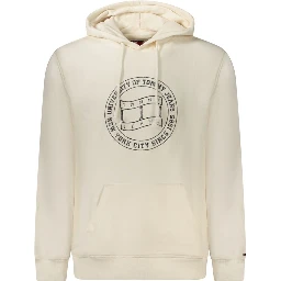 White Cotton Men's Sweatshirt