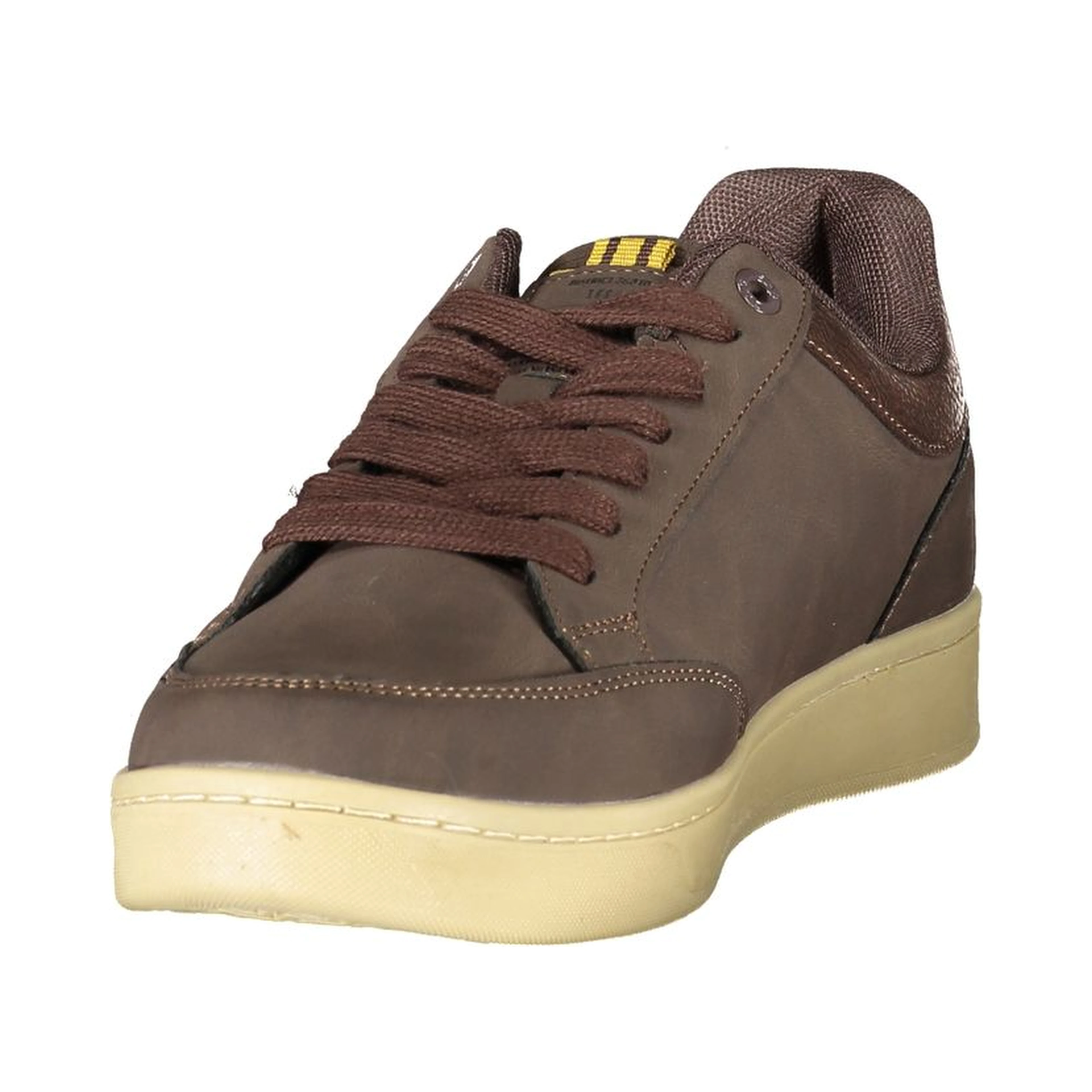 Brown Polyurethane Men's Sneaker