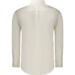White Cotton Men's Shirt