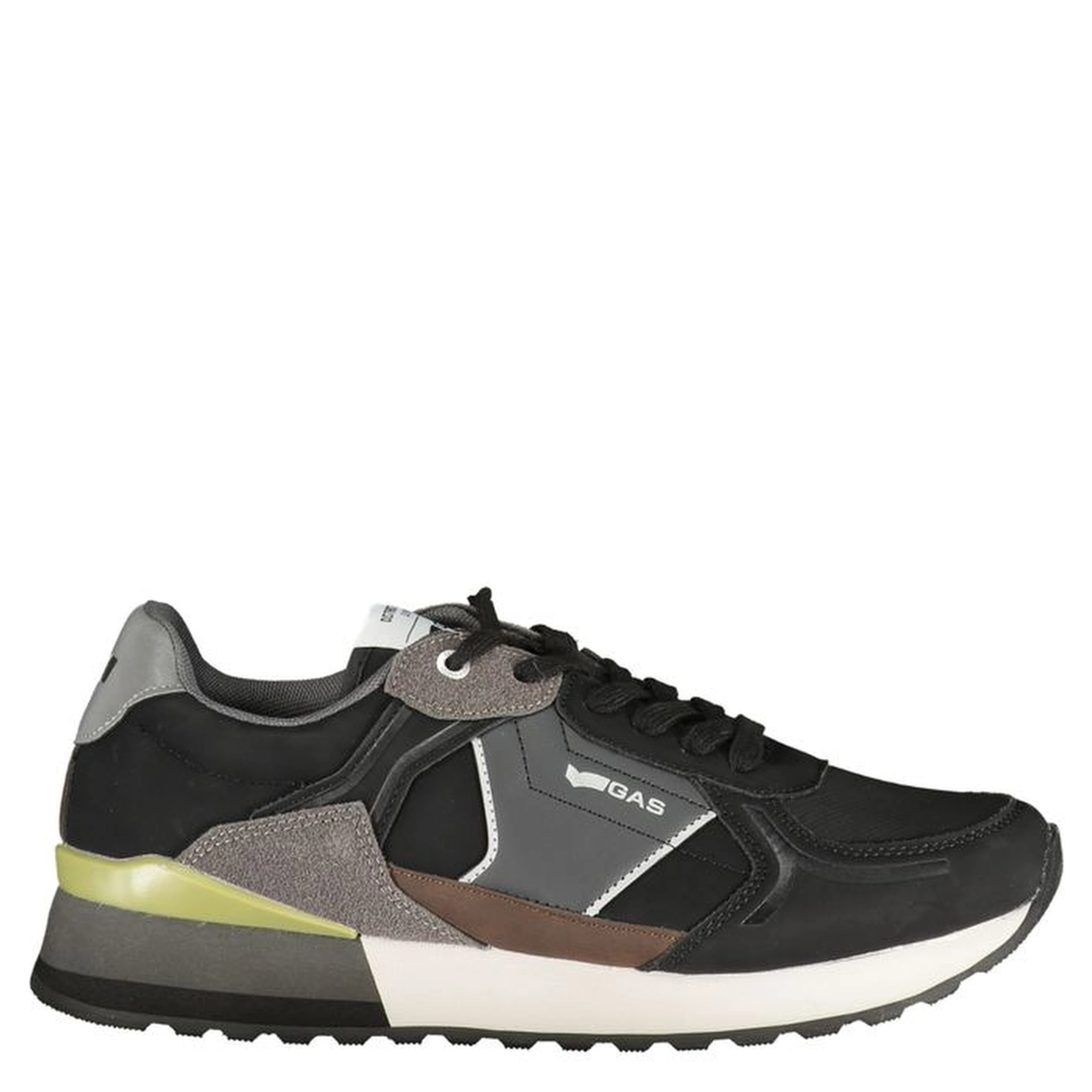 Black Polyurethane Men's Sneaker