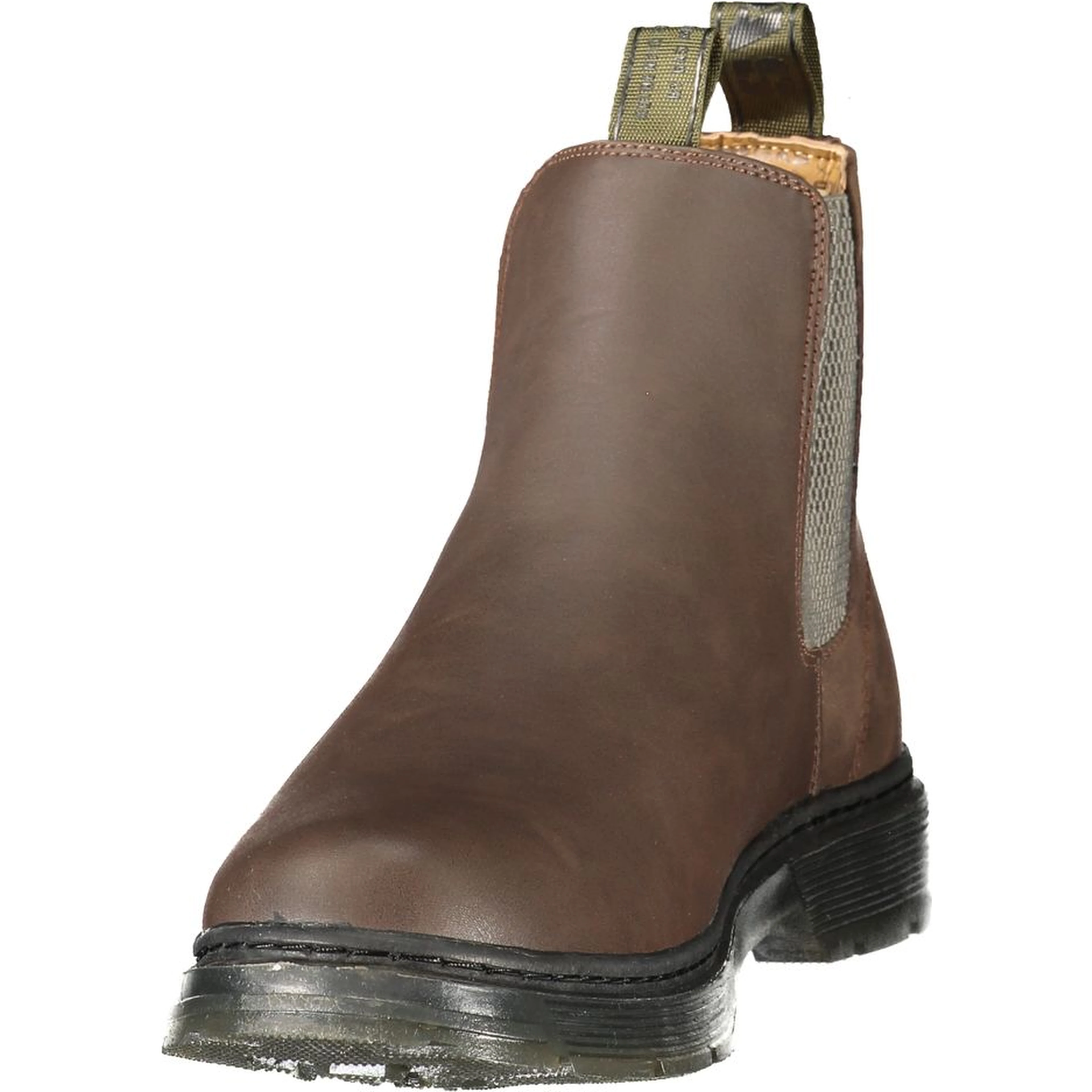Brown Polyurethane Men's Boot