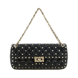 Black Goatskin Shoulder Bag
