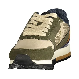 Beige Polyurethane Men Sneaker