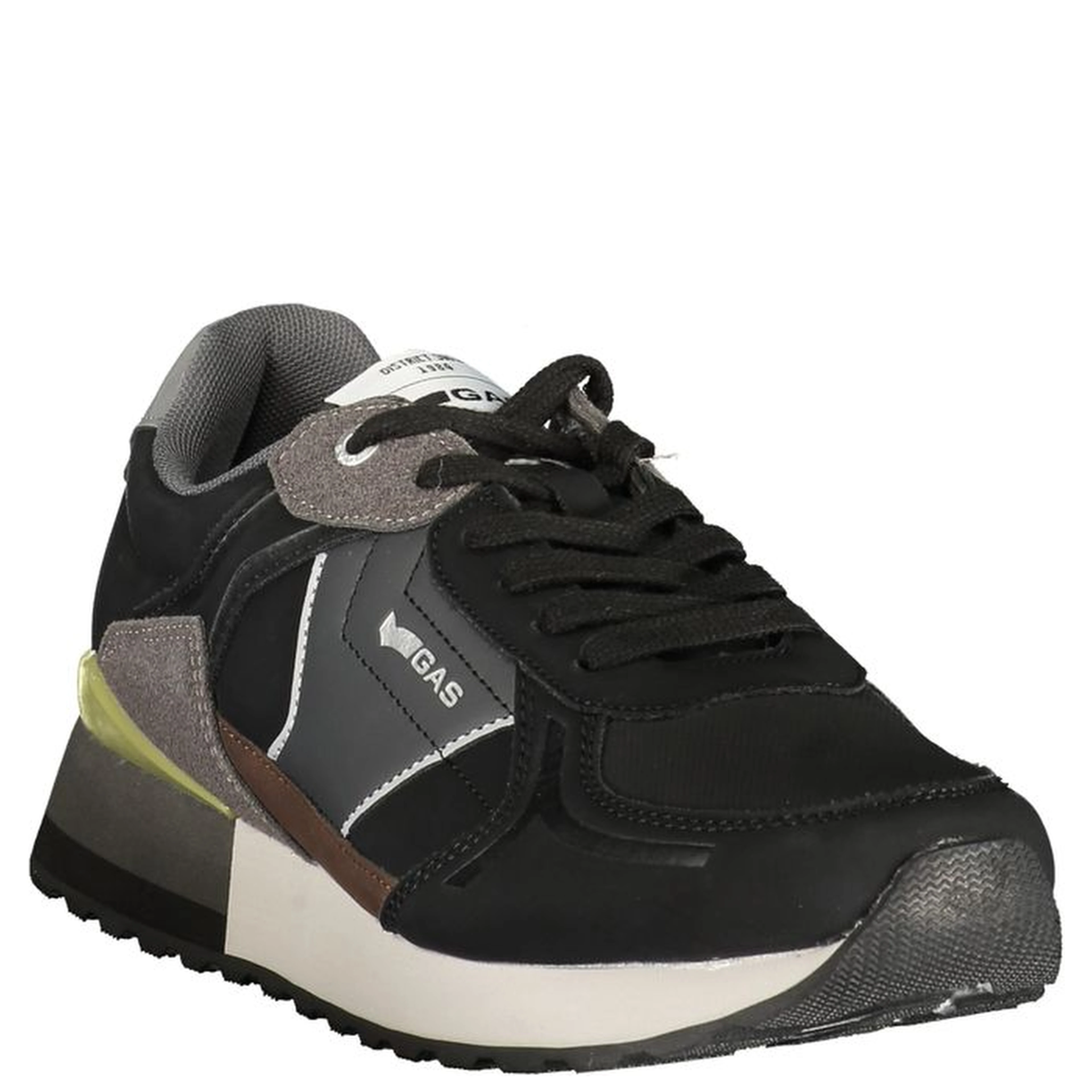 Black Polyurethane Men's Sneaker