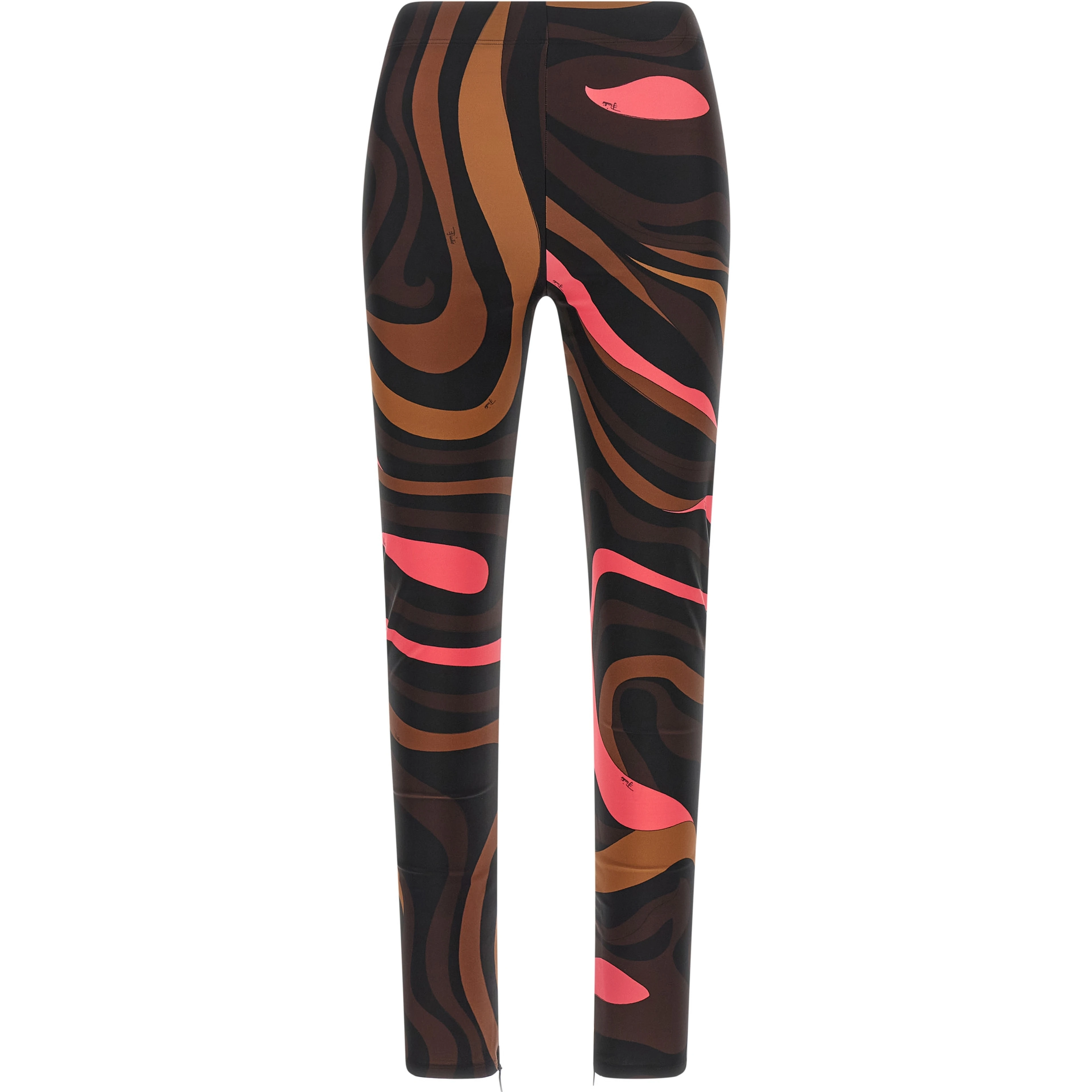 Brown Polyamide Leggings