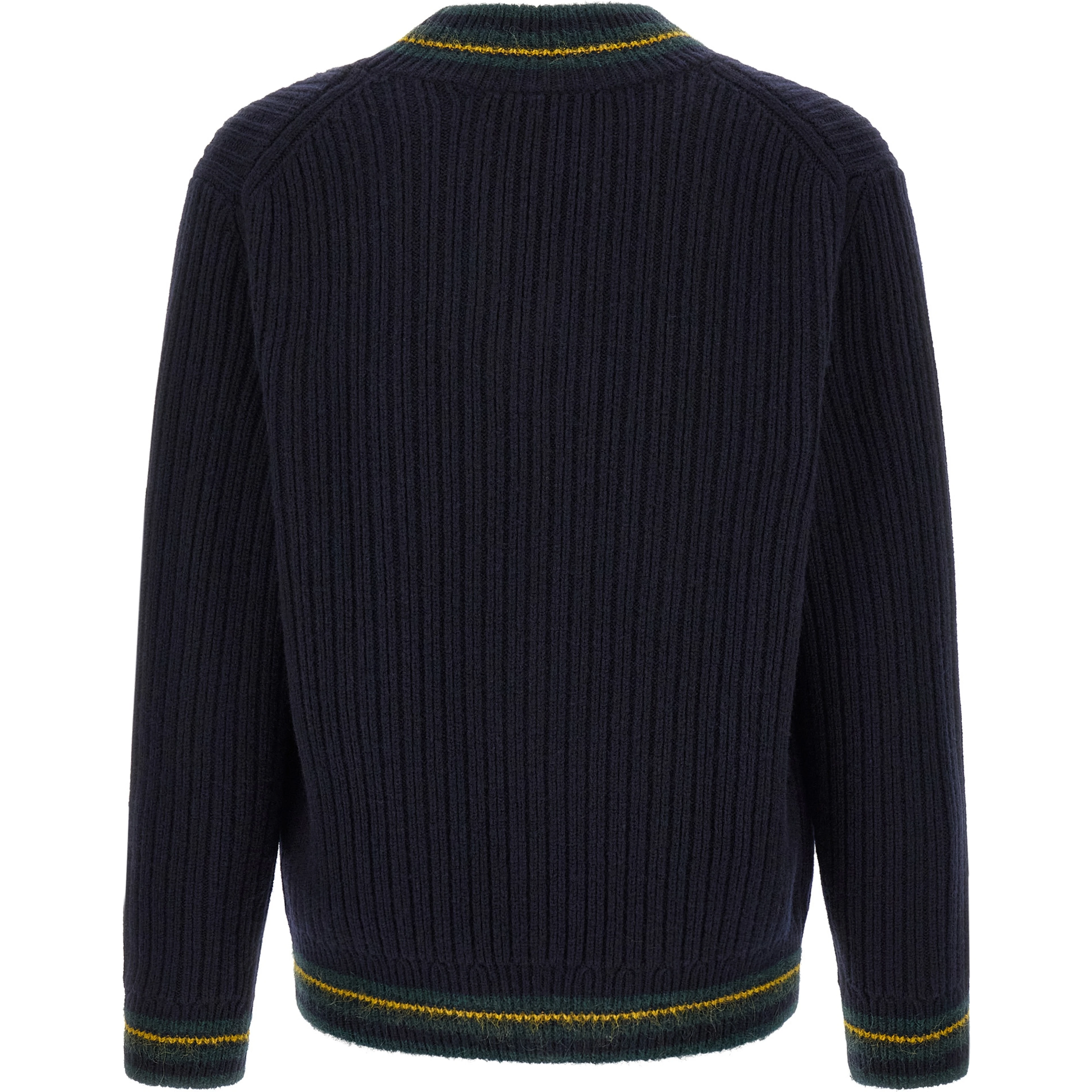 Blue Wool Cardigan