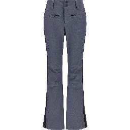 Gray Polyester Athletic Pants