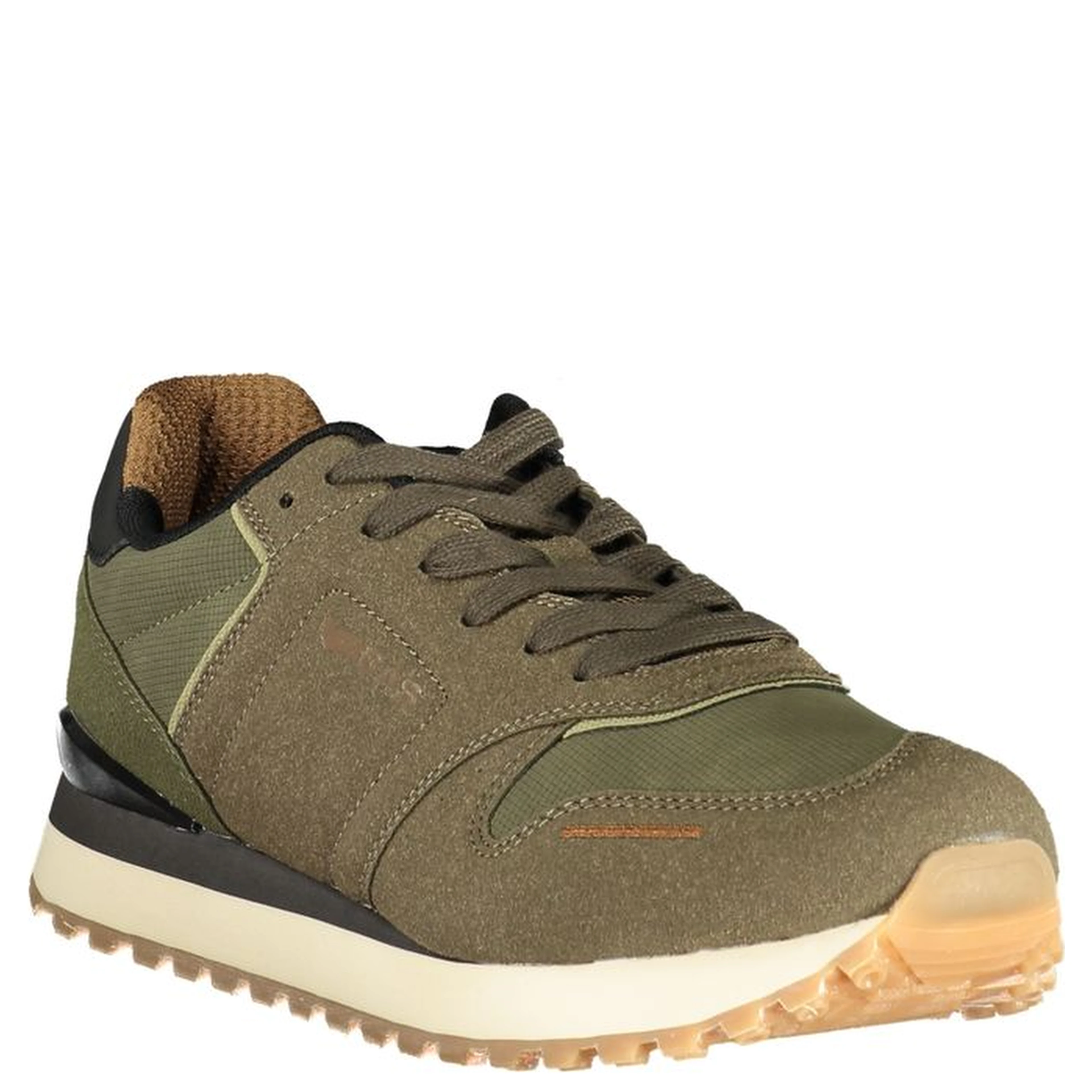 Brown Polyurethane Men's Sneaker