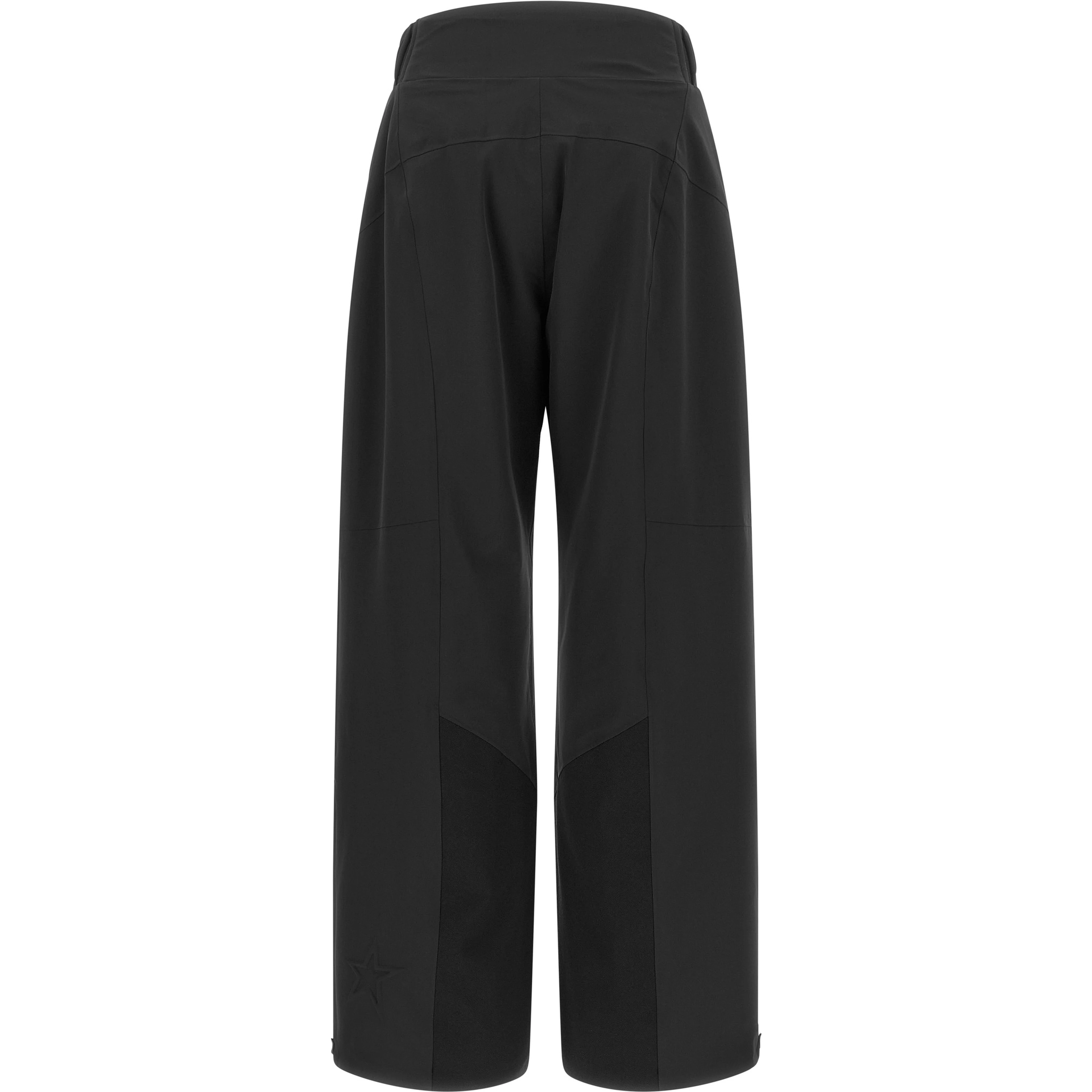 Black Polyester Athletic Pants