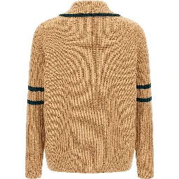 Beige Wool Cardigan