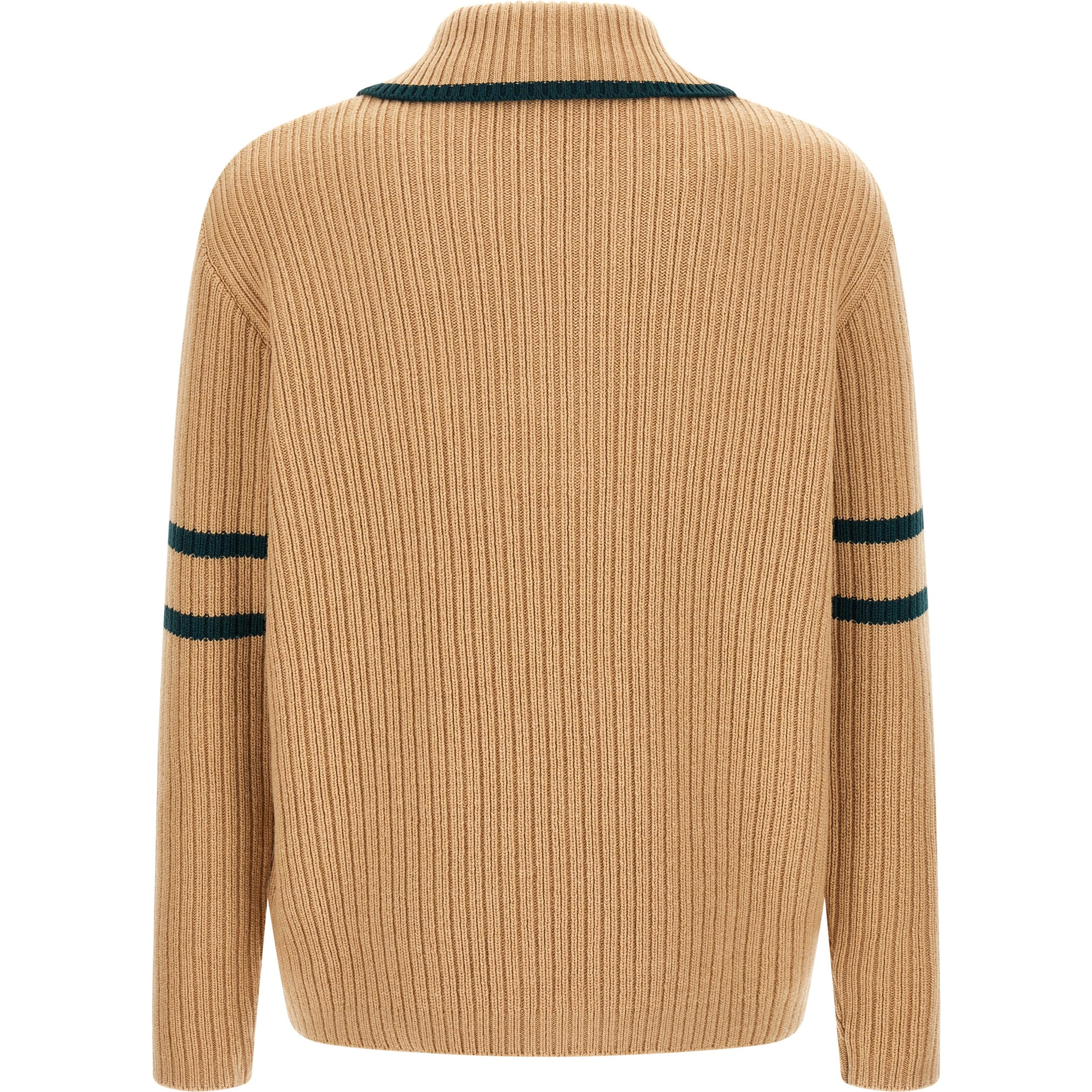Beige Wool Cardigan