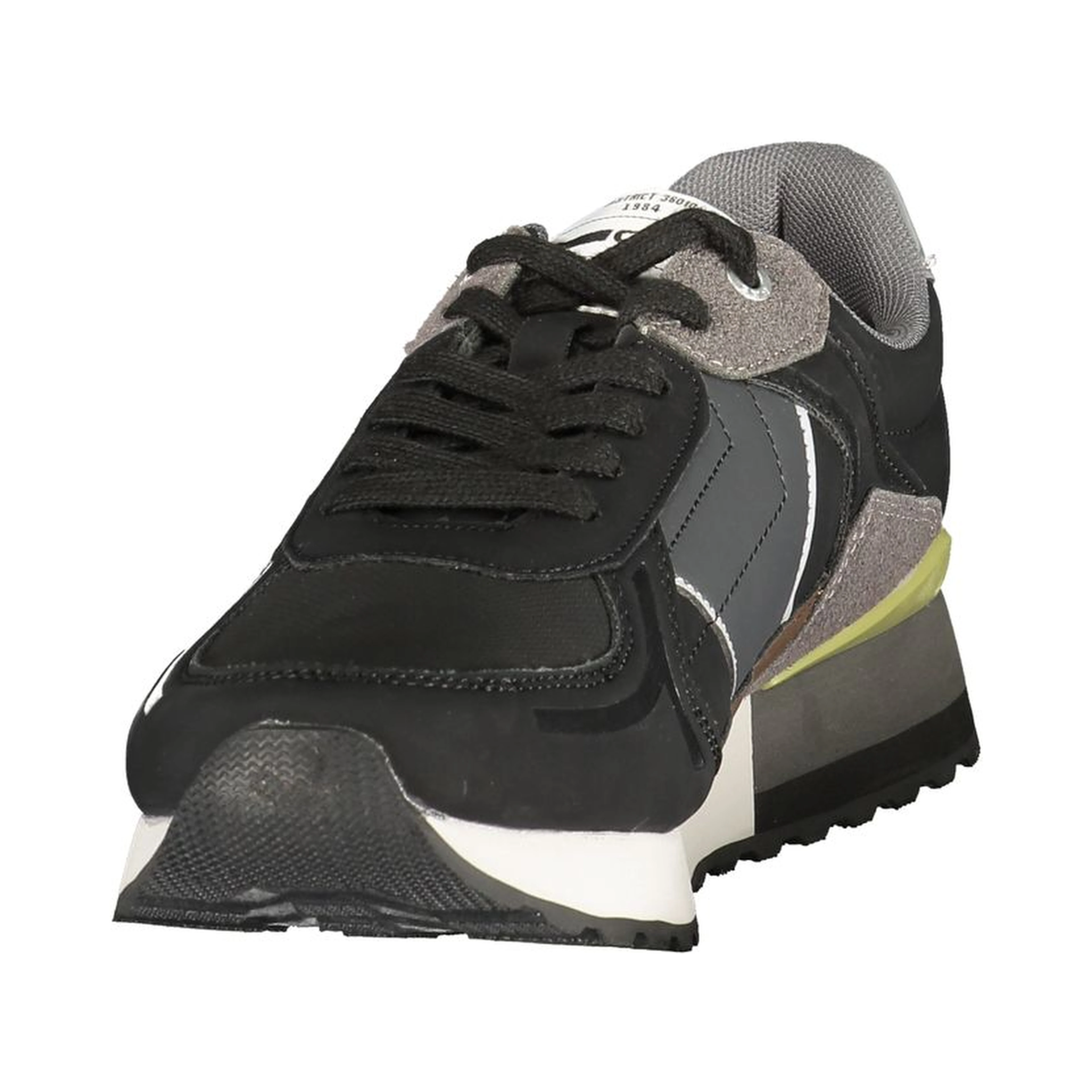 Black Polyurethane Men's Sneaker