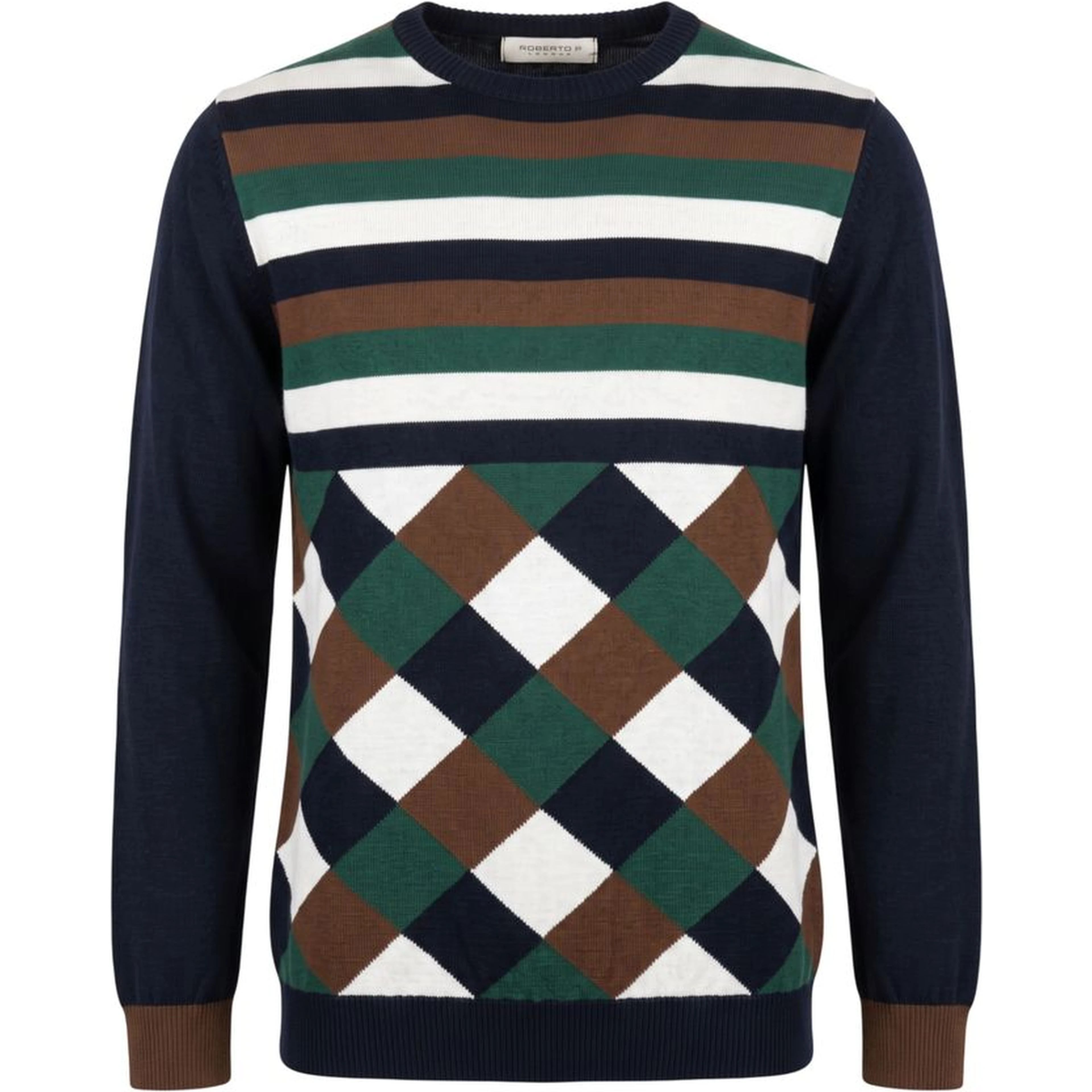 Blue Wool Men's Sweater