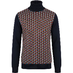 Red Wool Men's Sweater