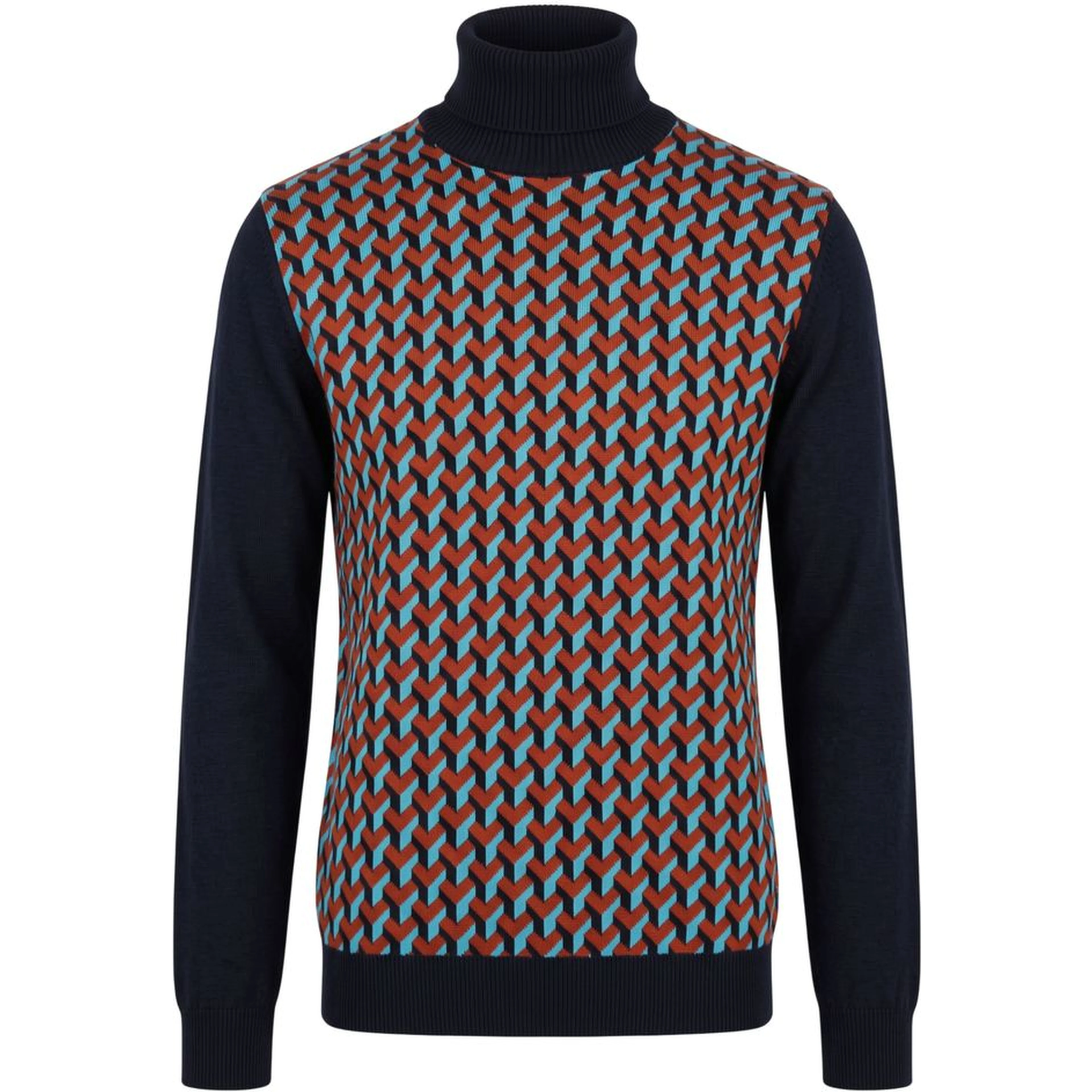 Red Wool Men's Sweater