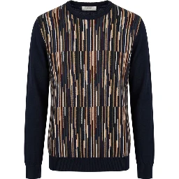 Blue Wool Men's Sweater
