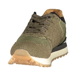 Brown Polyurethane Men's Sneaker