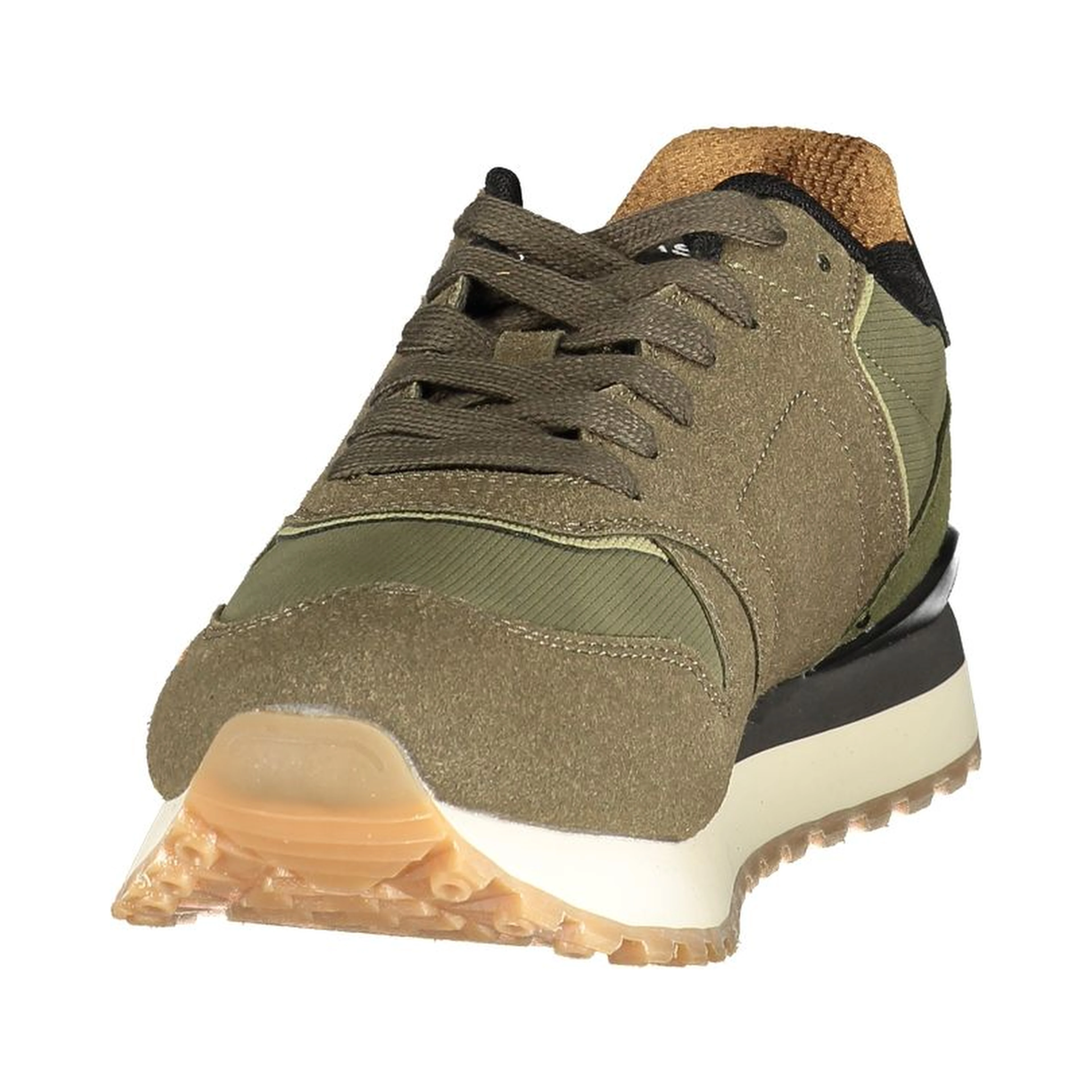 Brown Polyurethane Men's Sneaker