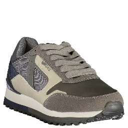 Gray Polyurethane Men's Sneaker