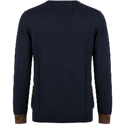 Blue Wool Men's Sweater