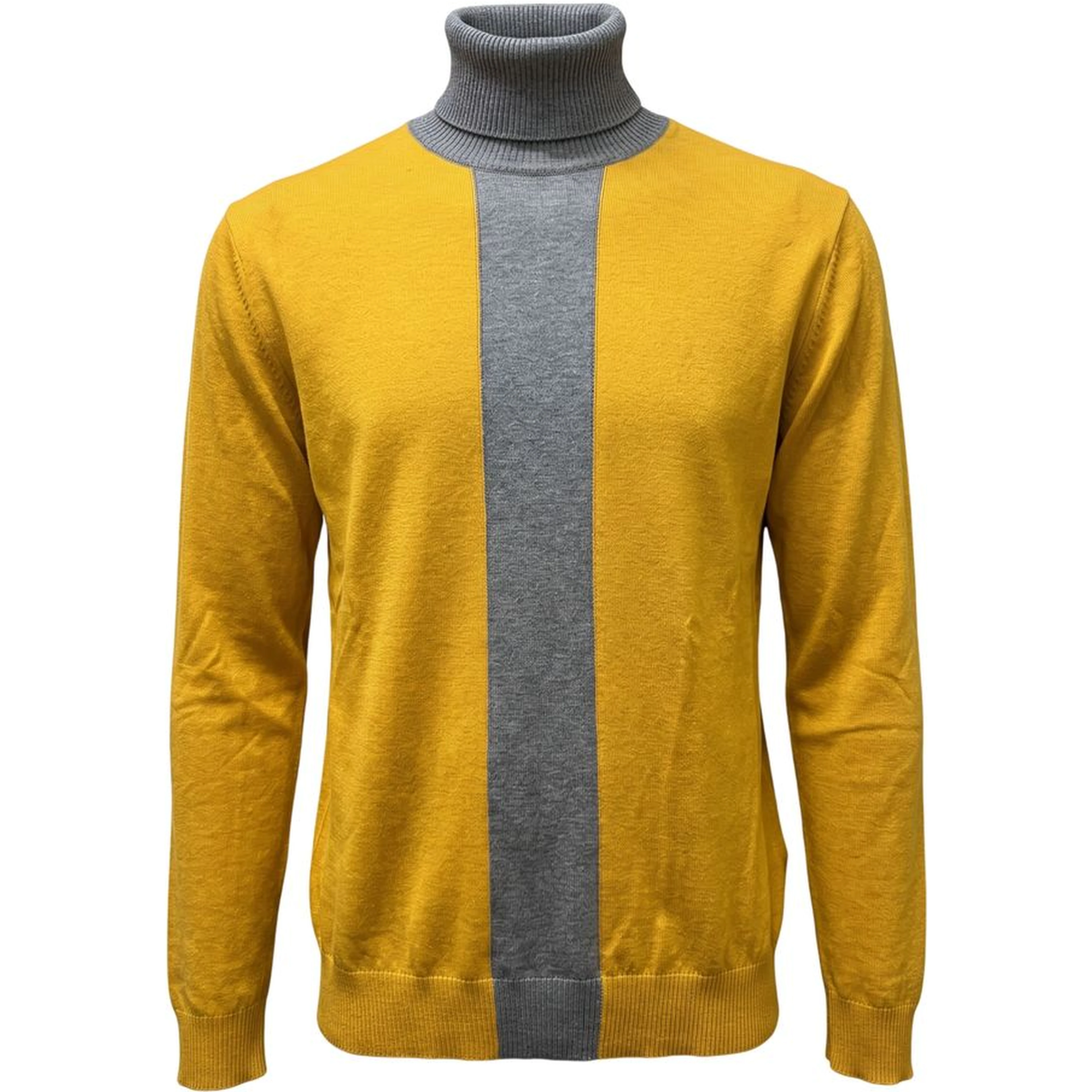 Yellow Wool Men's Sweater