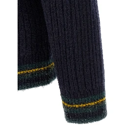Blue Wool Cardigan