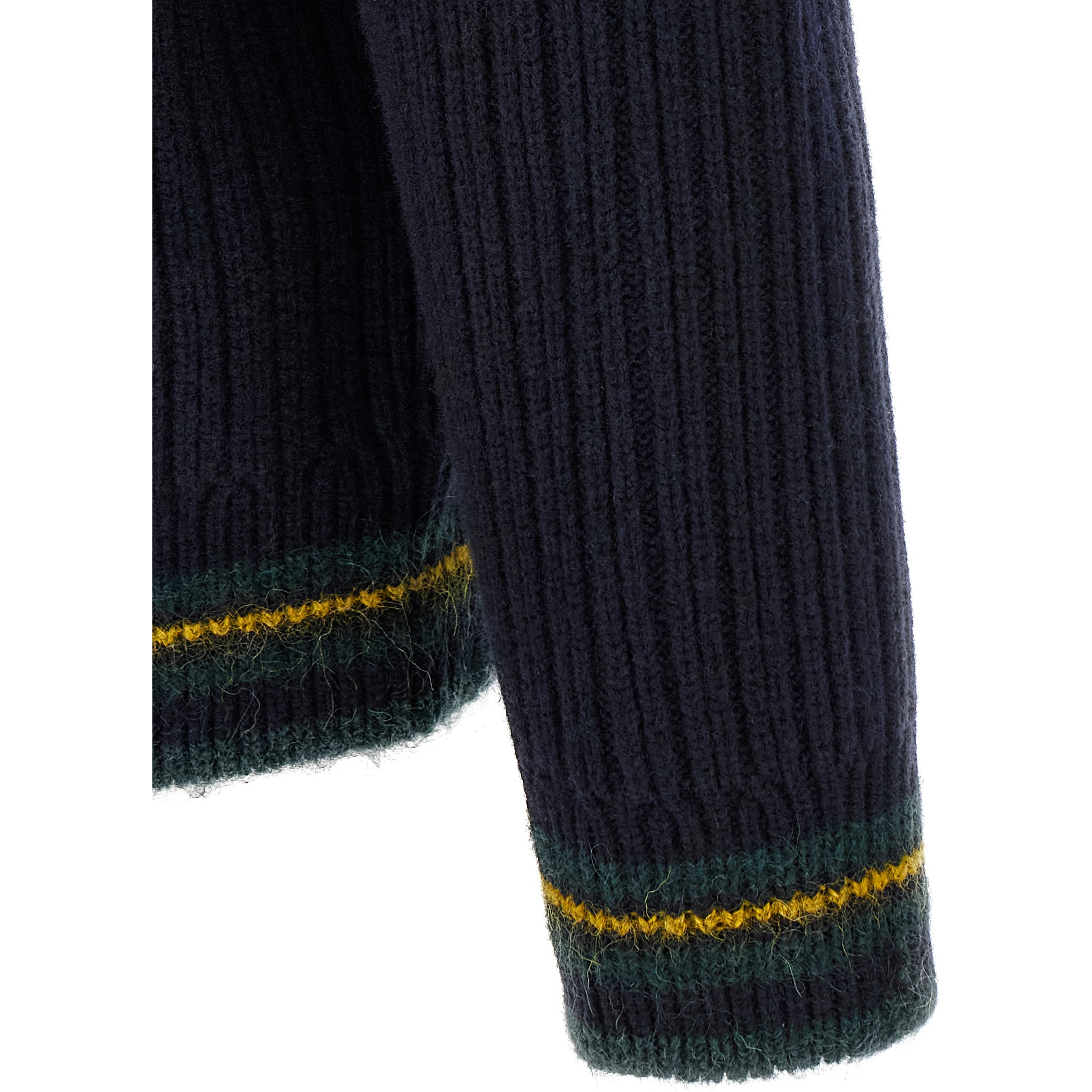 Blue Wool Cardigan