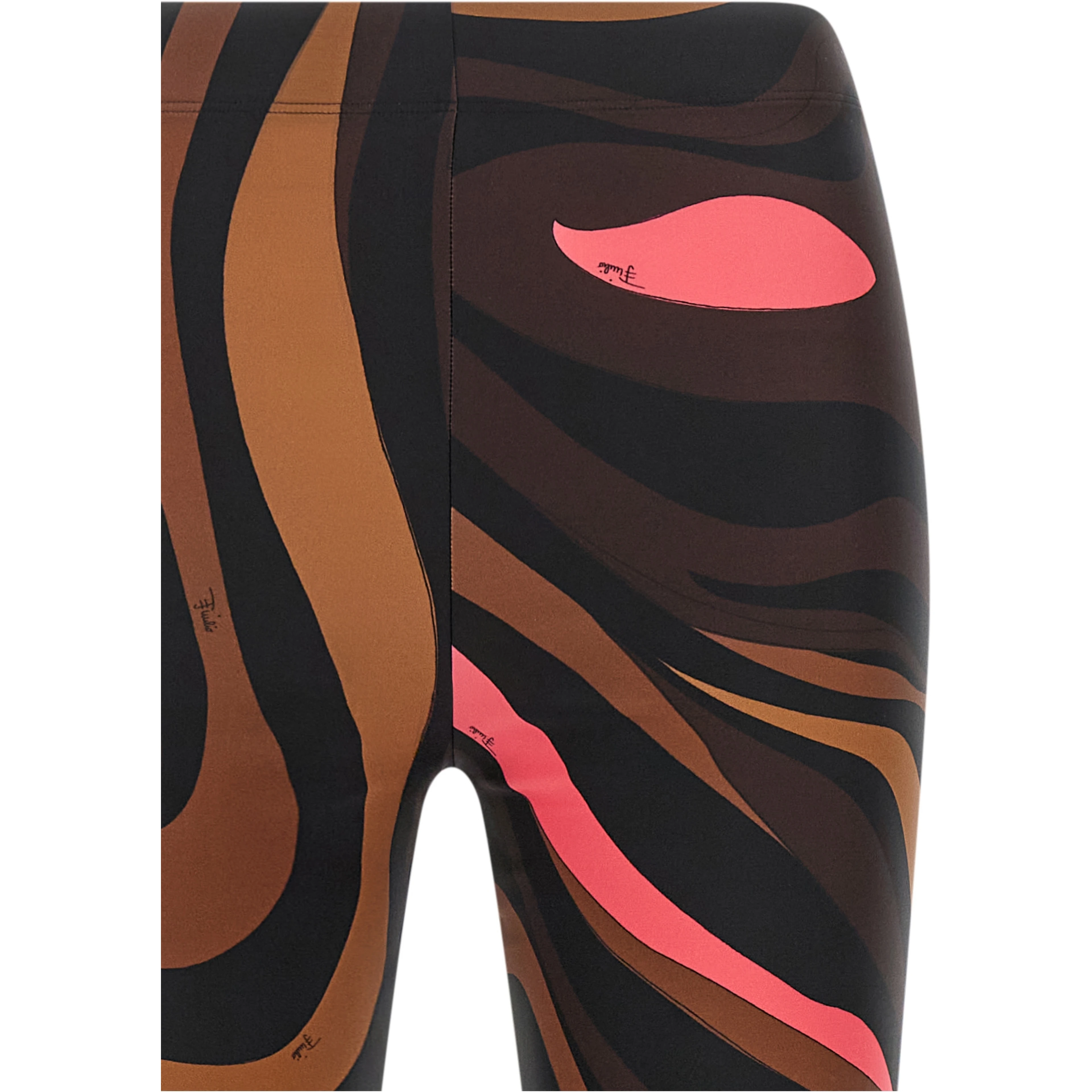 Brown Polyamide Leggings