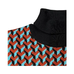 Red Wool Men's Sweater