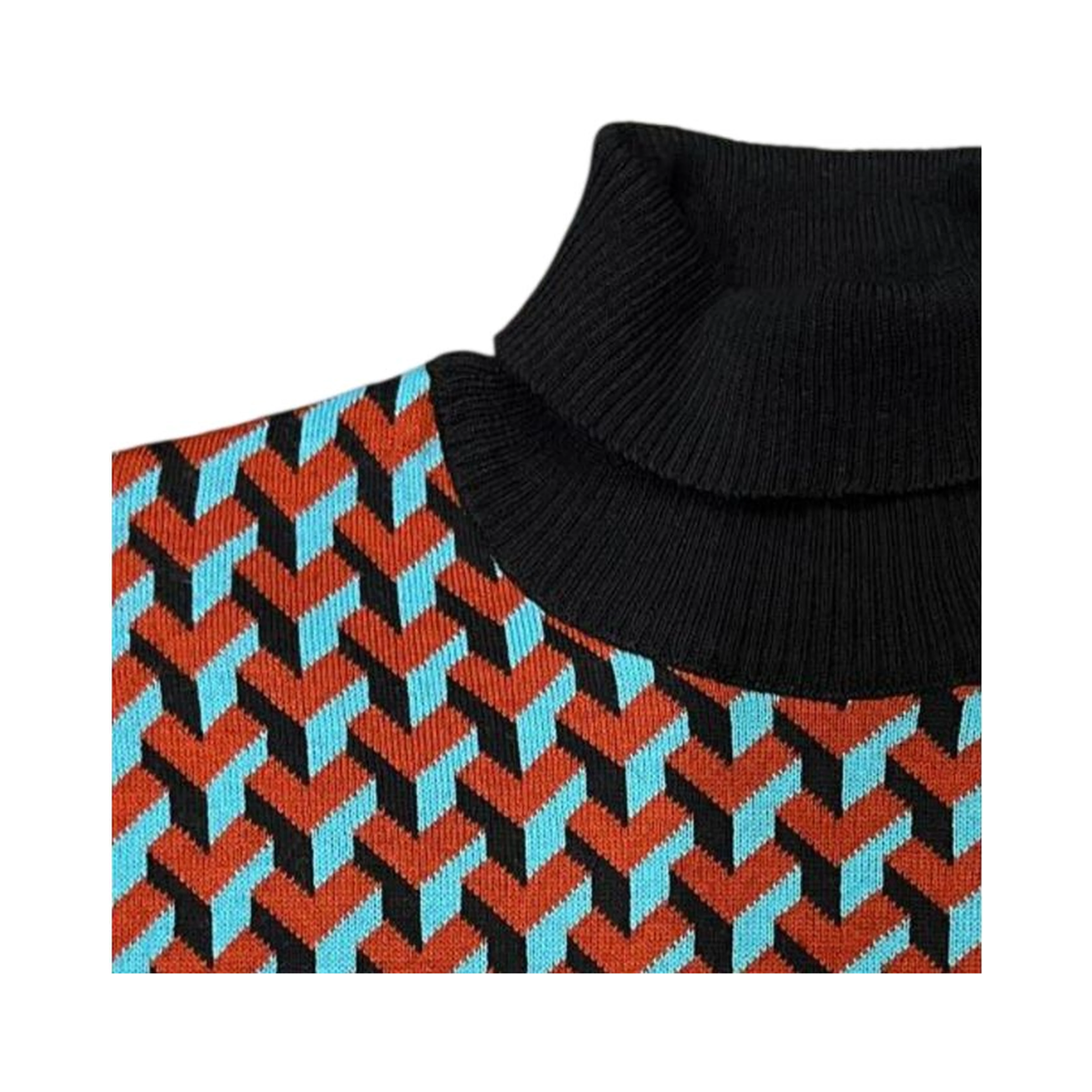 Red Wool Men's Sweater