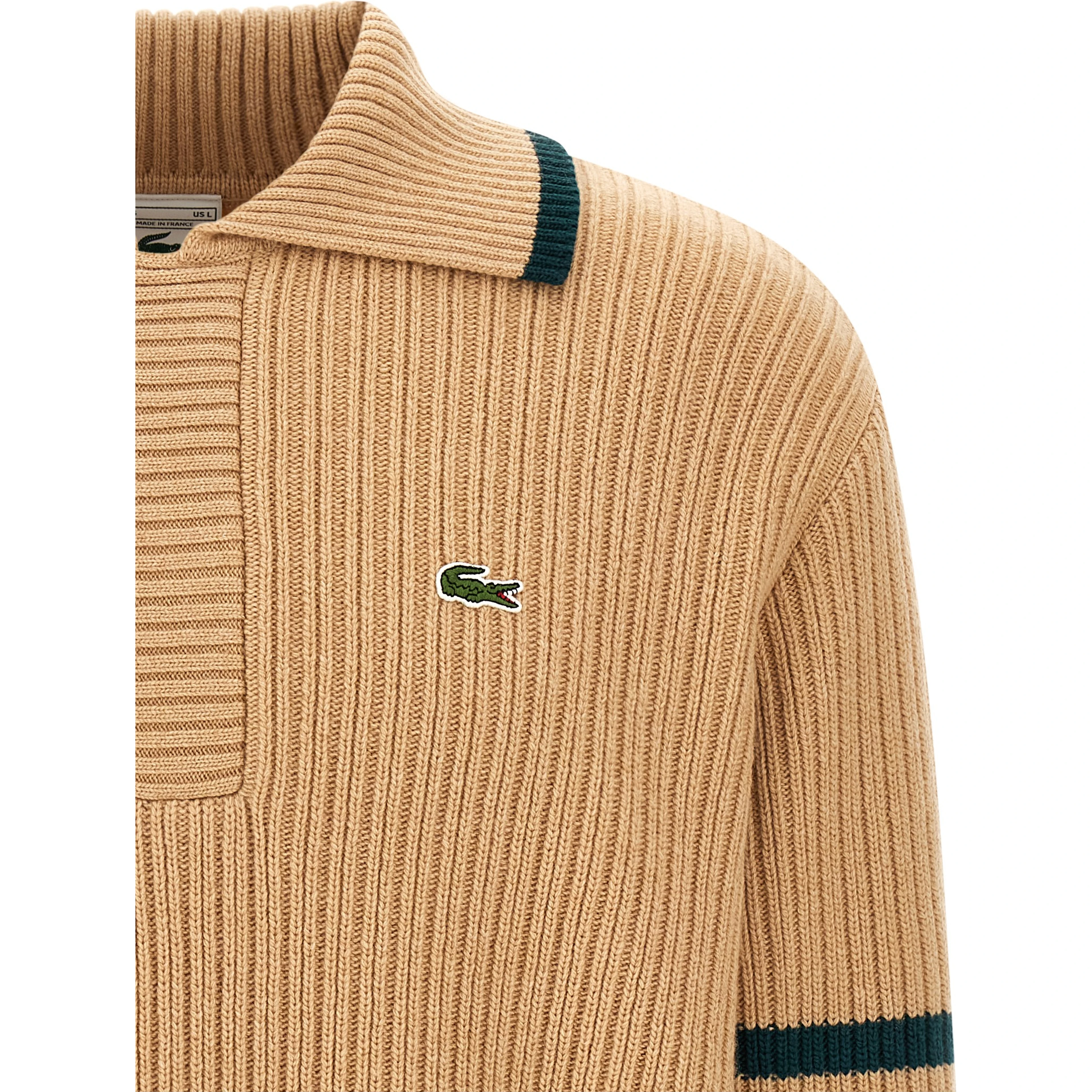 Beige Wool Cardigan