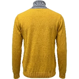 Yellow Wool Men's Sweater