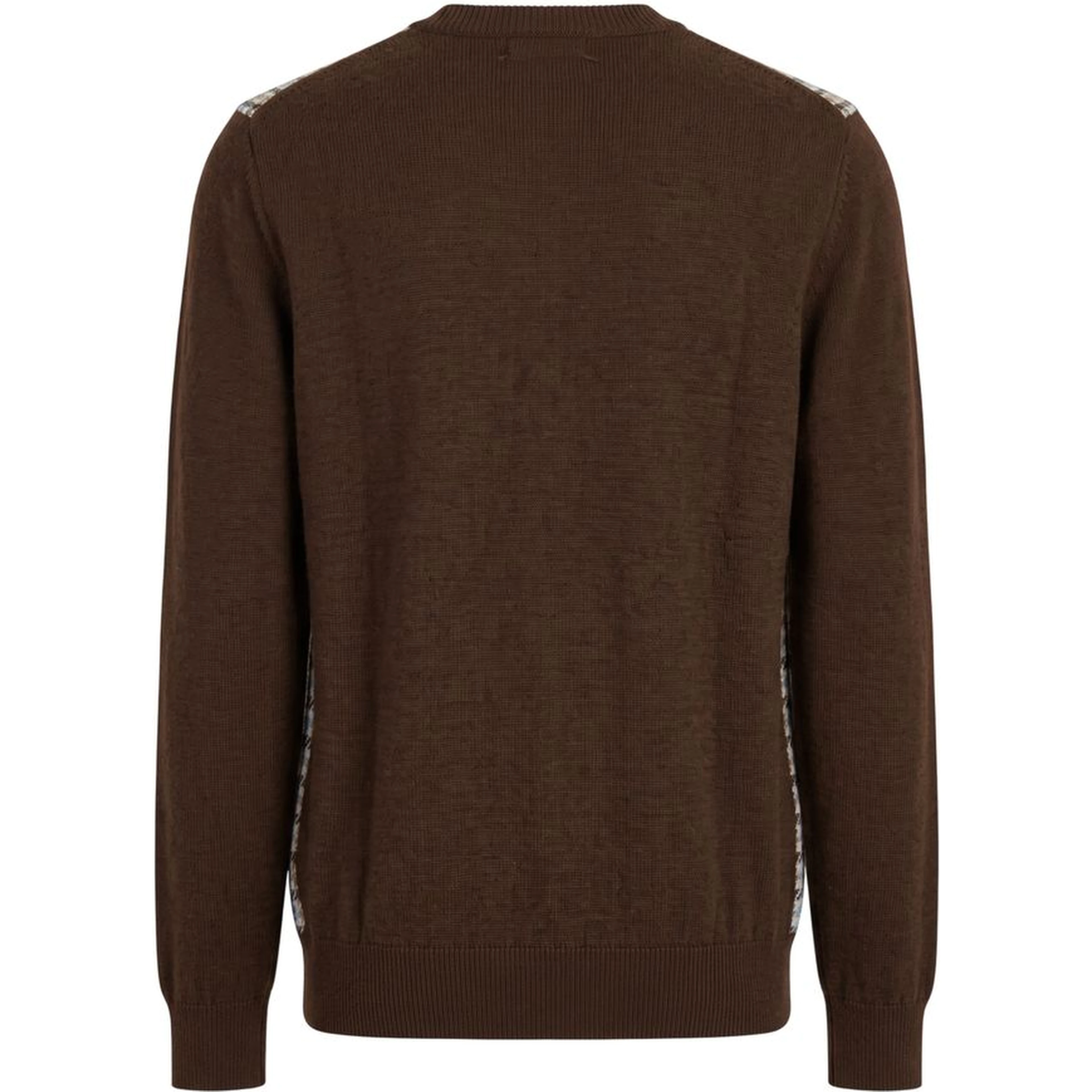 Brown Wool Men Sweater