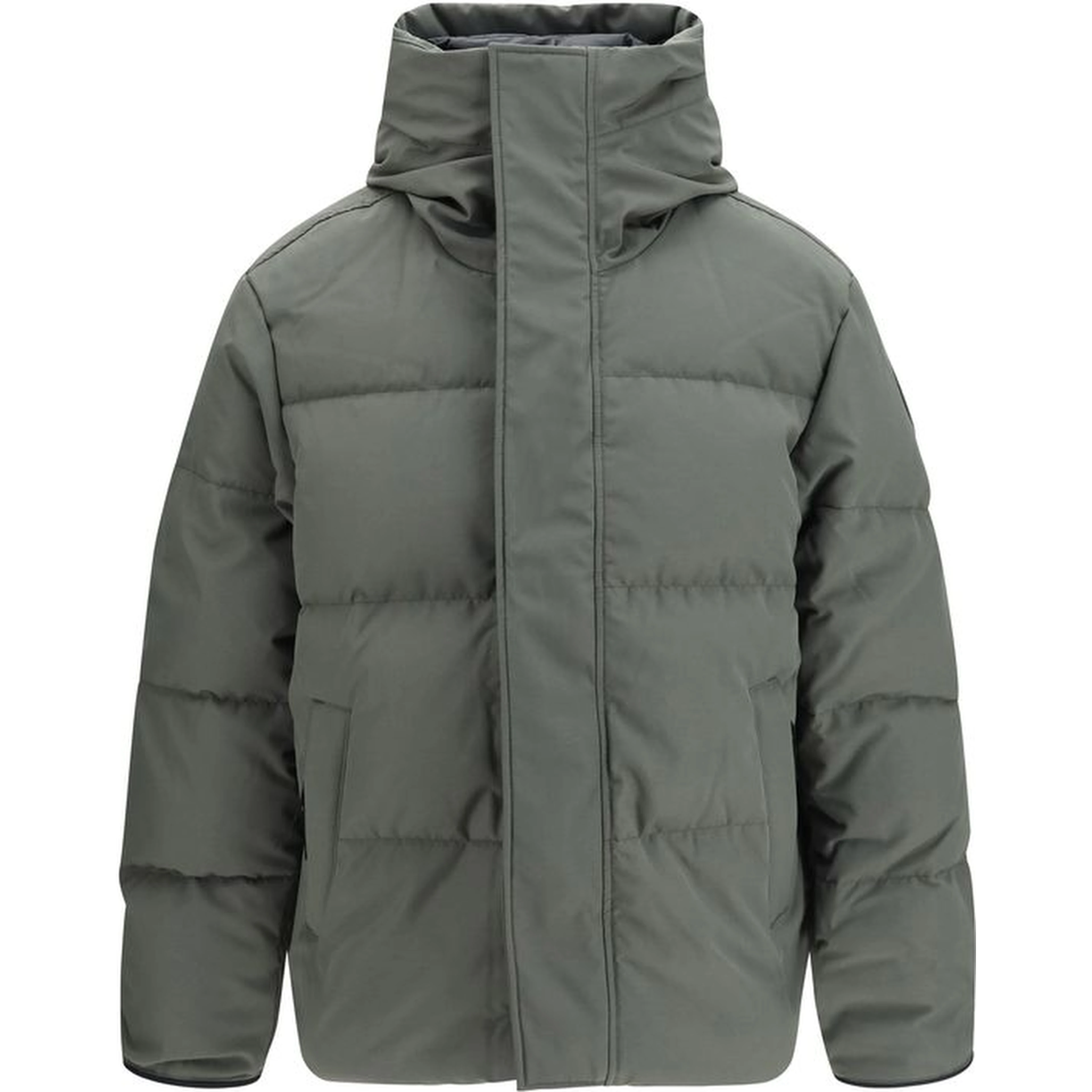 Bicolor Polyester Parka