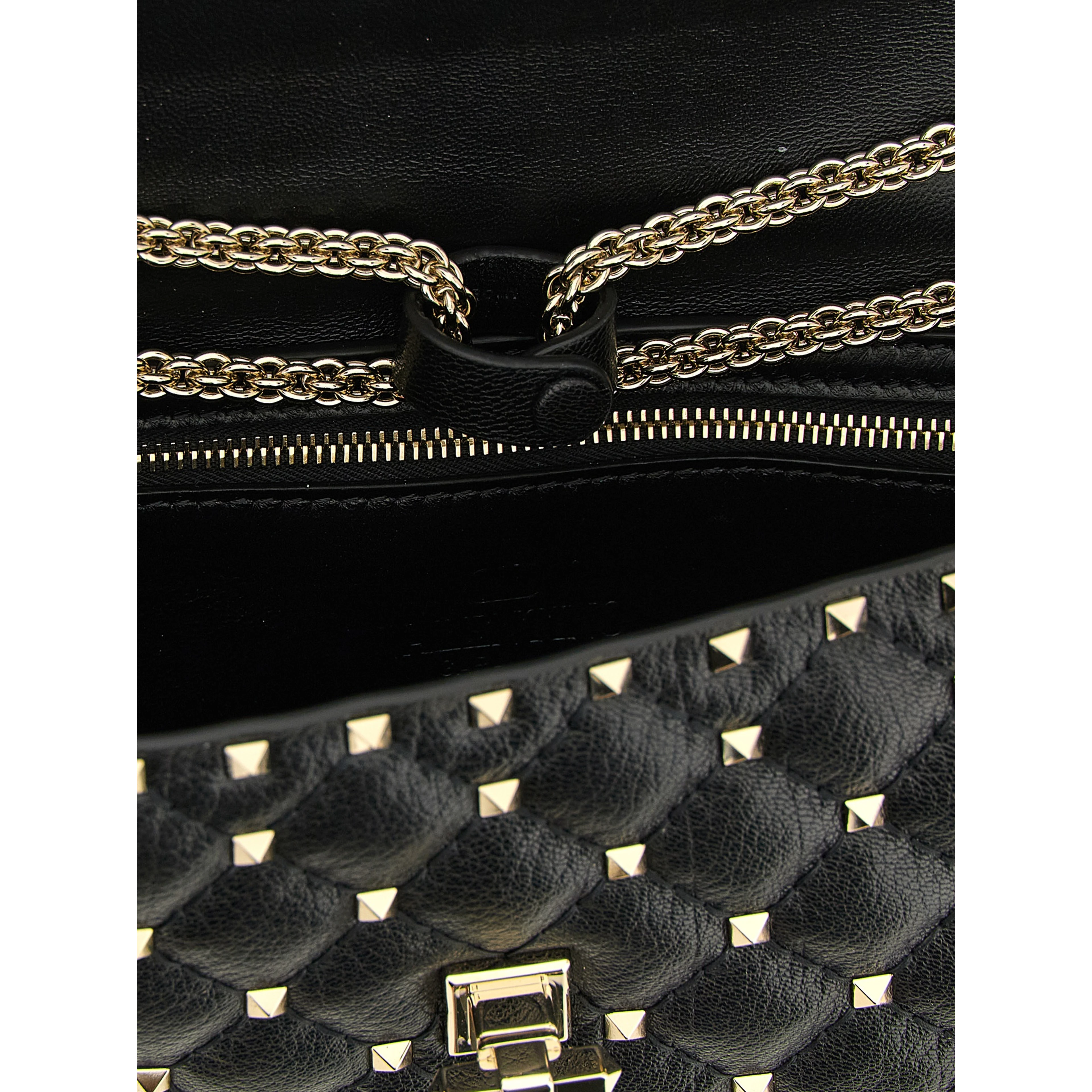 Black Goatskin Shoulder Bag