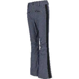 Gray Polyester Athletic Pants