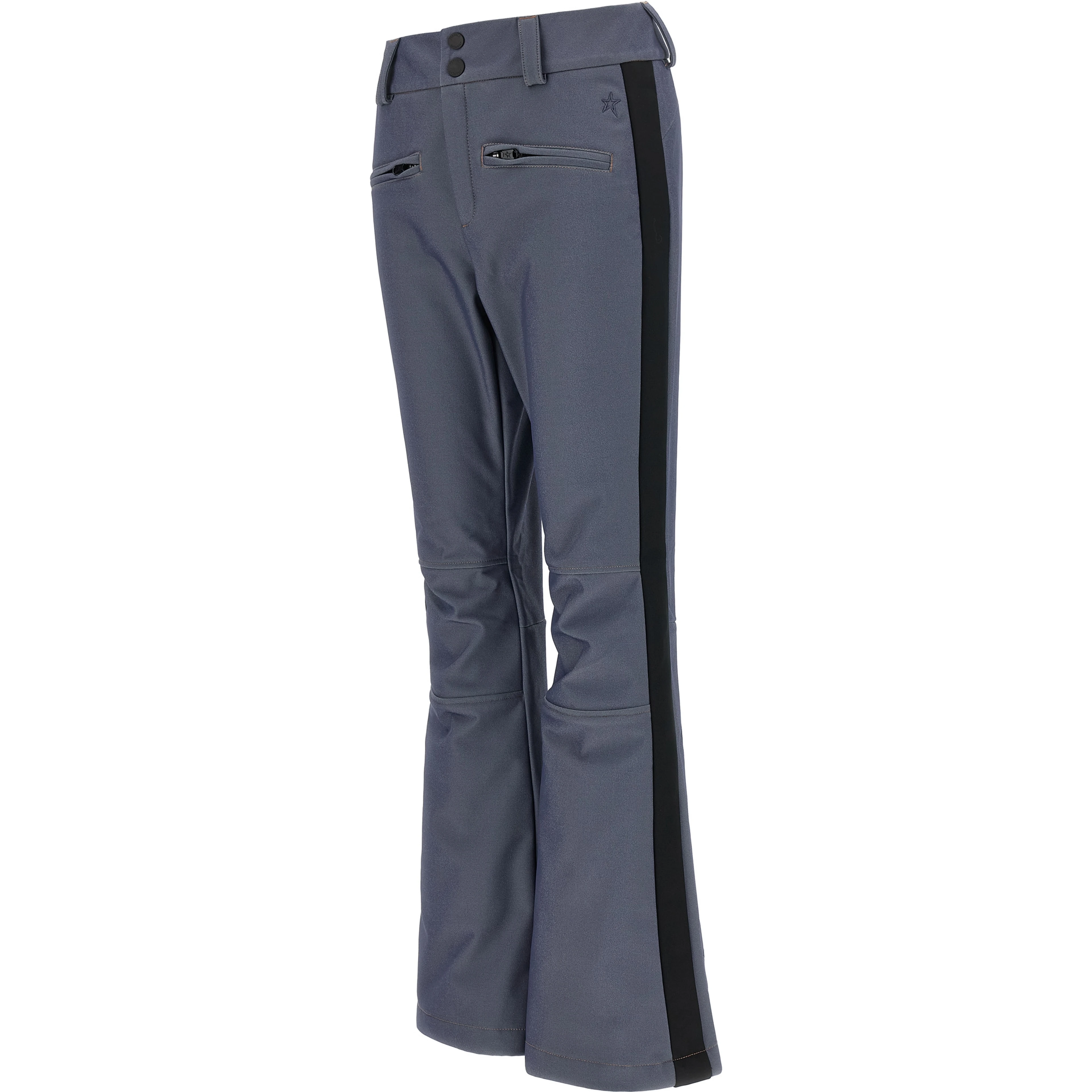 Gray Polyester Athletic Pants
