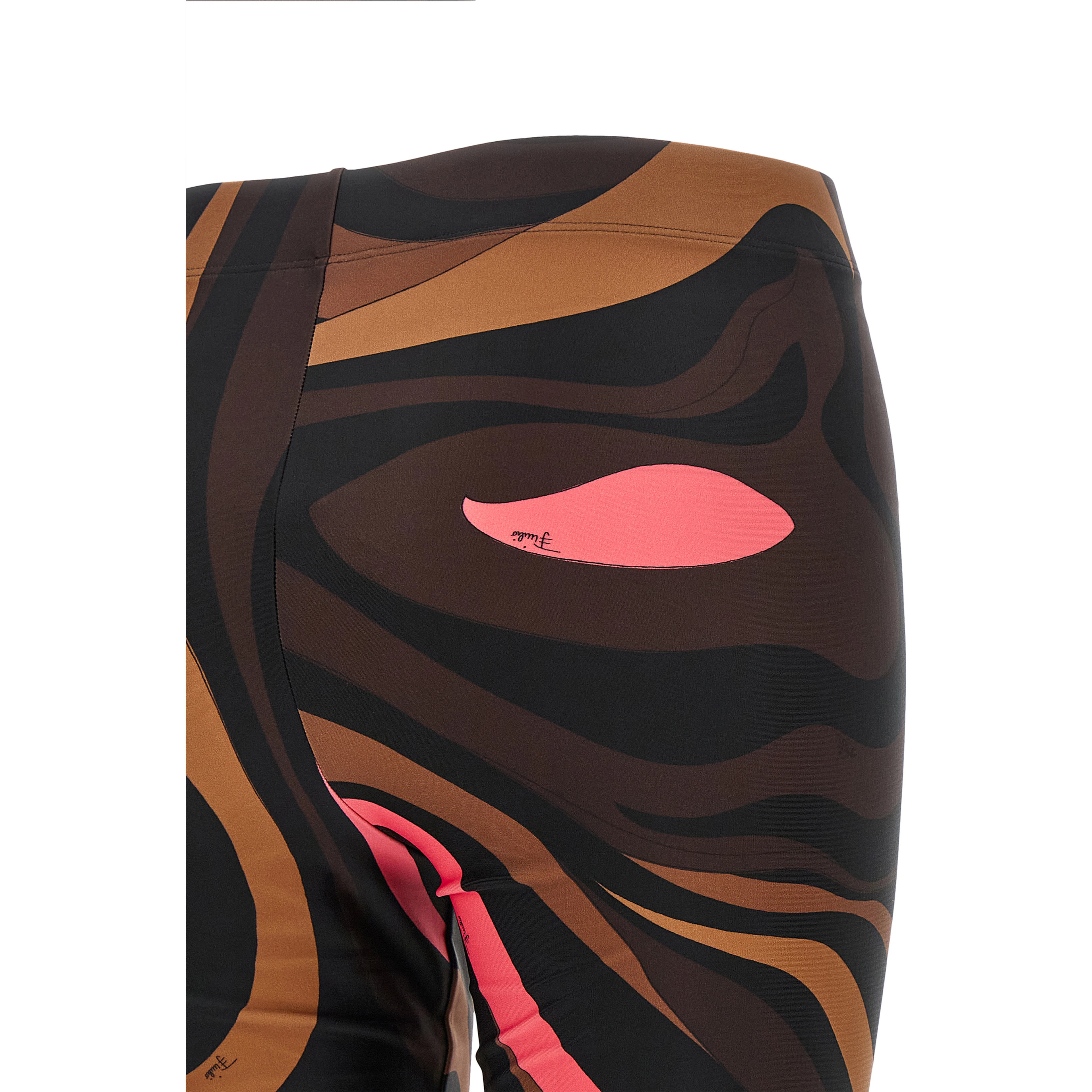 Brown Polyamide Leggings
