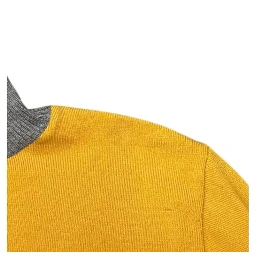 Yellow Wool Men's Sweater