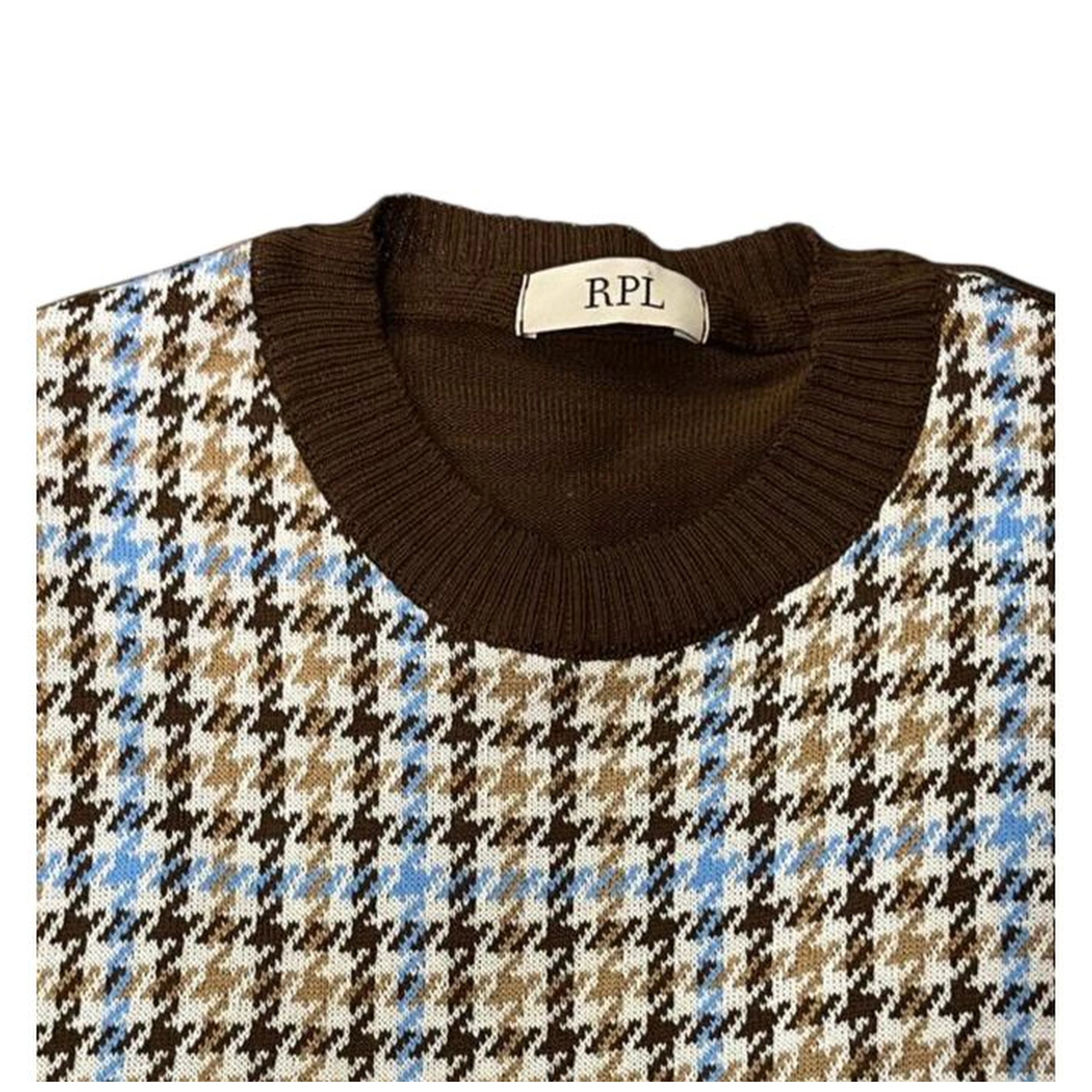 Brown Wool Men Sweater