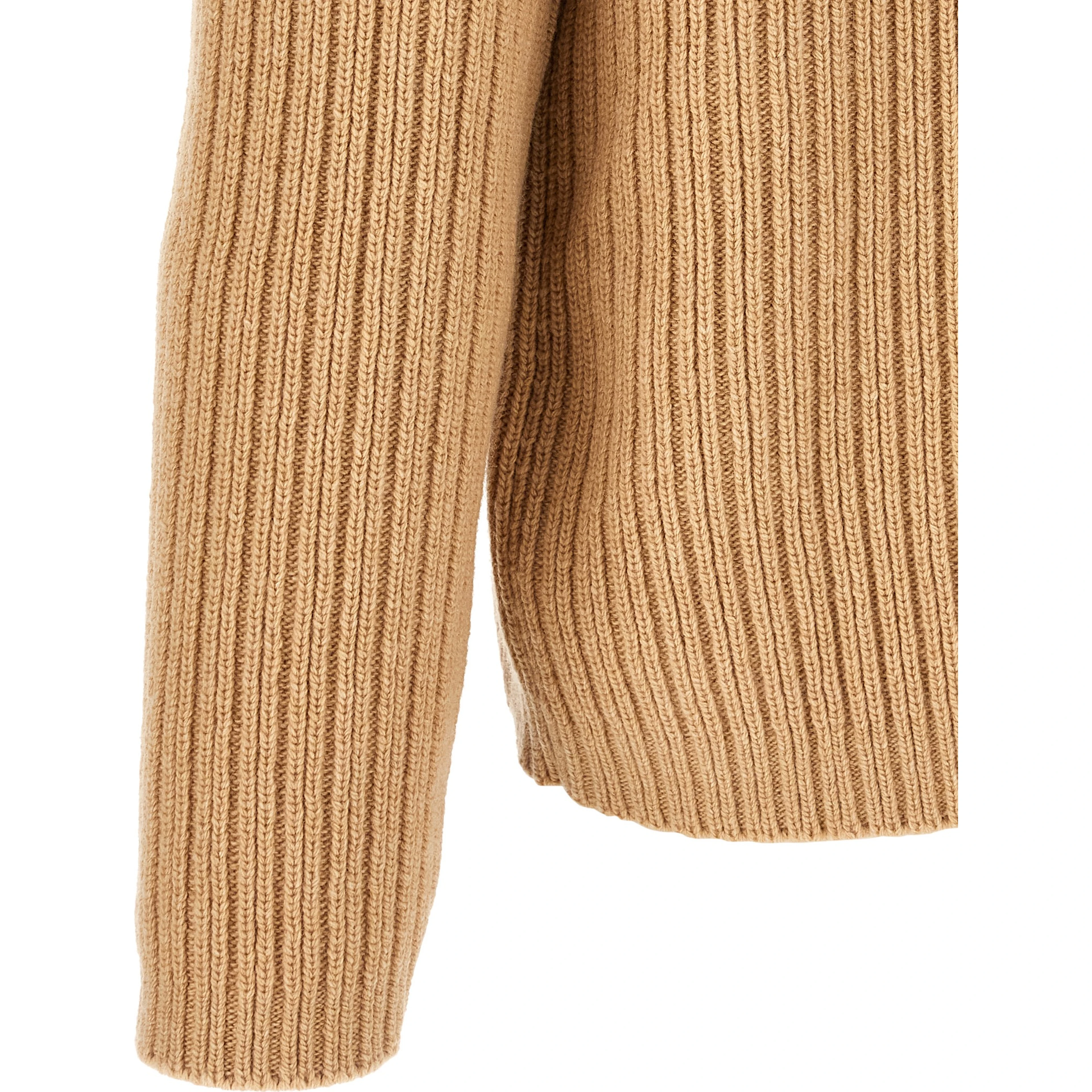 Beige Wool Cardigan