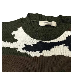 Green Wool Men Sweater