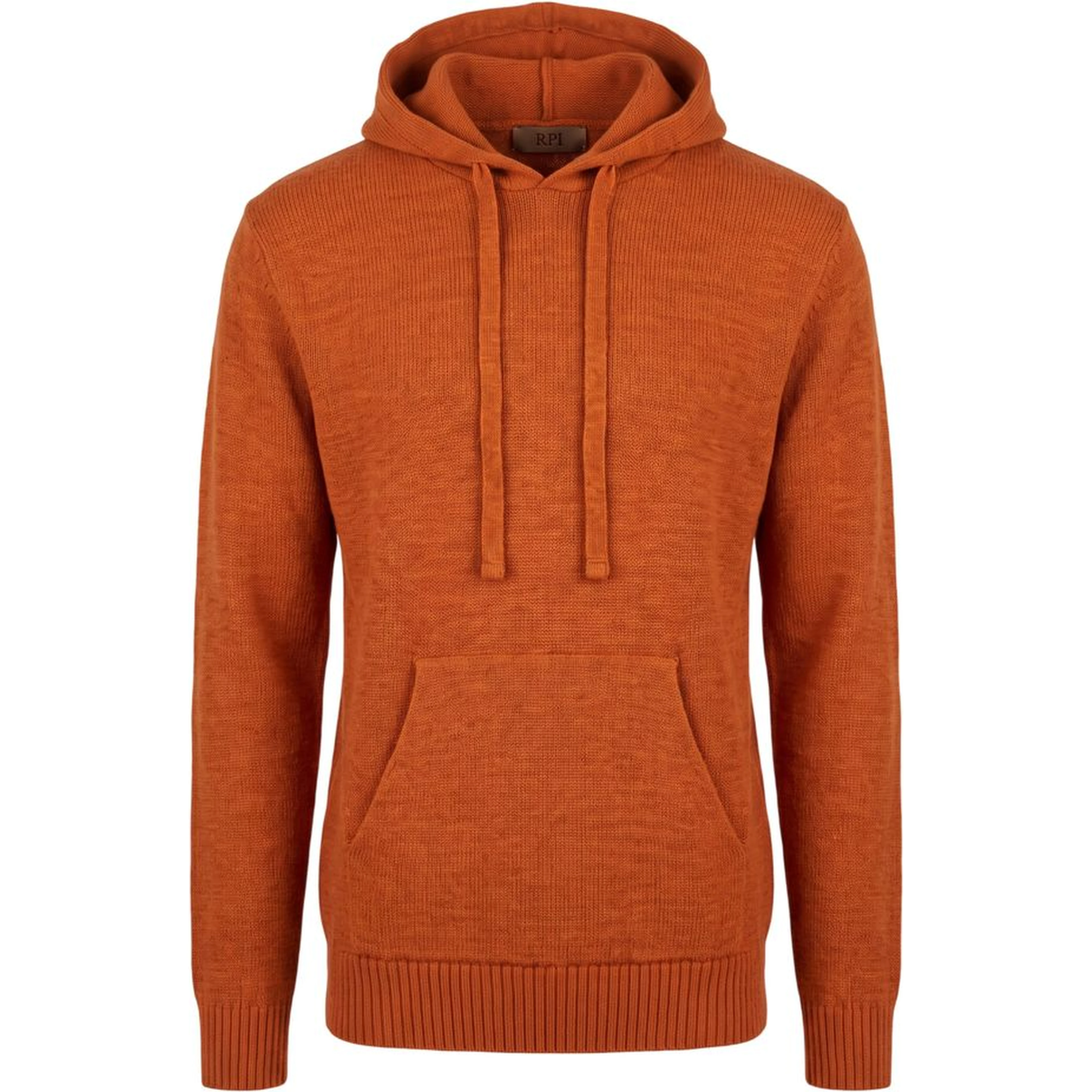 Orange Wool Men's Sweater