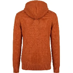 Orange Wool Men's Sweater
